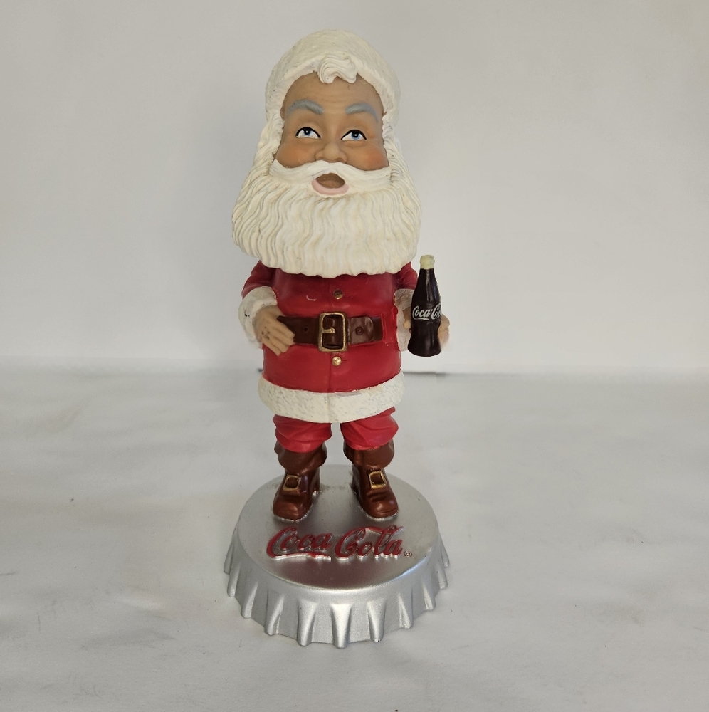 2002 Coca-Cola Santa Claus bobblehead Hardee's Collectible Figurine